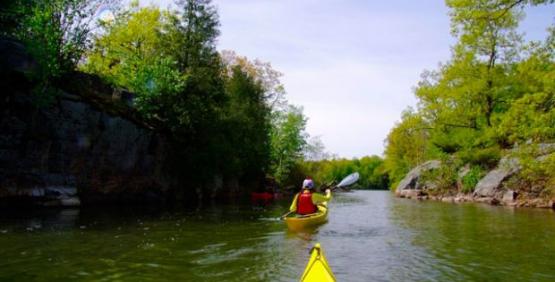 Peaceful, easy kayaking