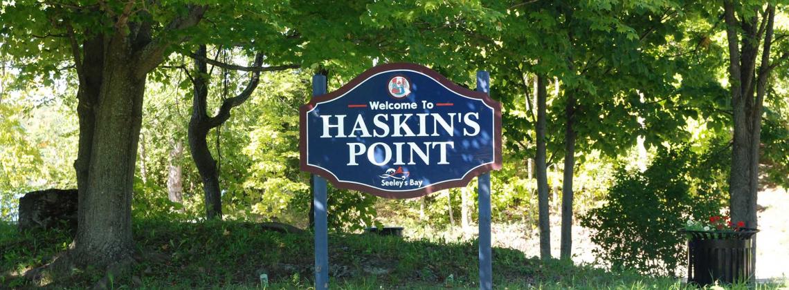 Haskins Point Sign