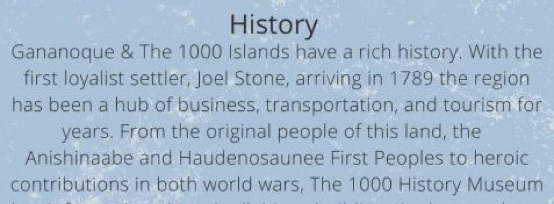Top 10 Things about Gananoque & The 1000 Islands 